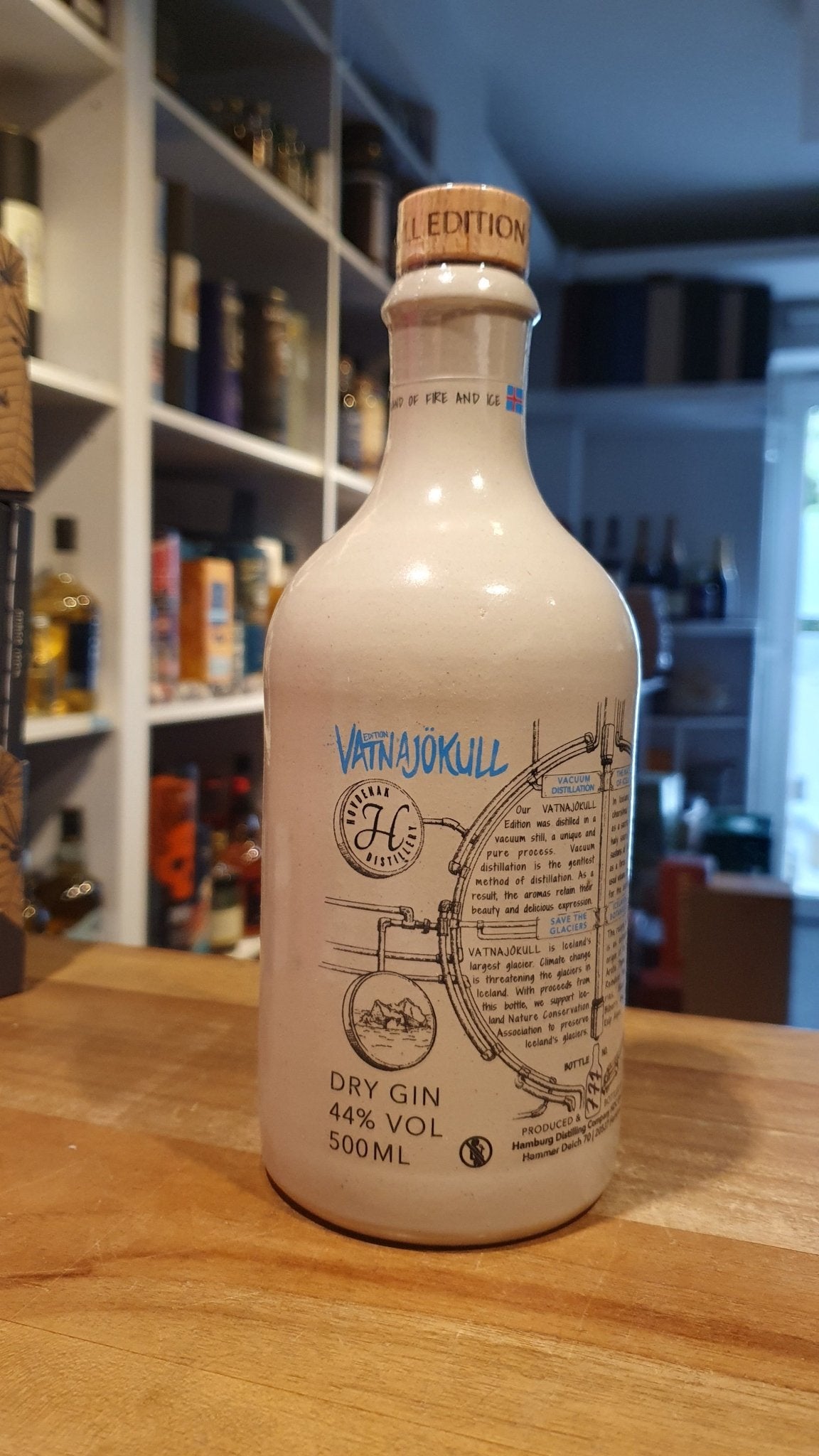 Knut Hansen VATNAJÖKULL 36 2023 Edition Gin  0,5l 44% Vol. Láhev Německo