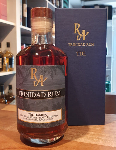 Ra Rum Artesanal Trinidad TDL 2001 S 2023 #135 0,5l 67,1%vol. single cask  limitiert auf 242 Flaschen