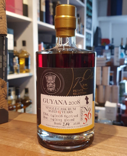 Rumclub ed.36 Guyana 2008 2023 0,5l 65% vol. rum club