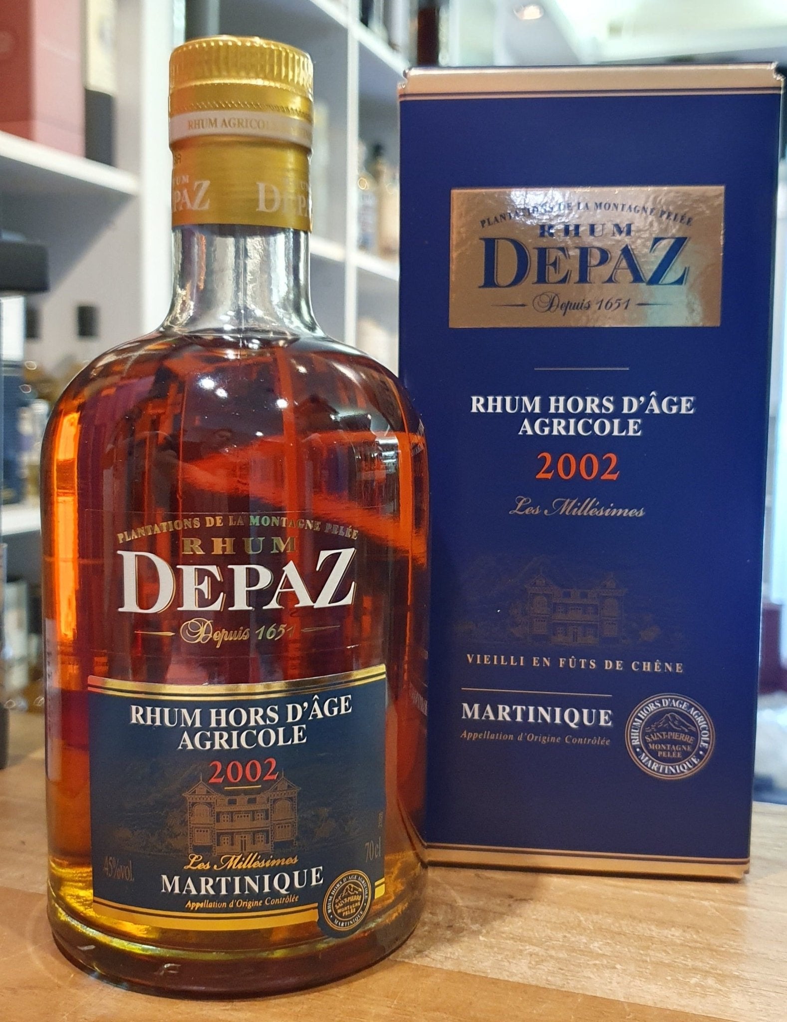 Depaz Millesimes 2002 Rum 45 % vol. 0,7l Rhum - inn-out-shop