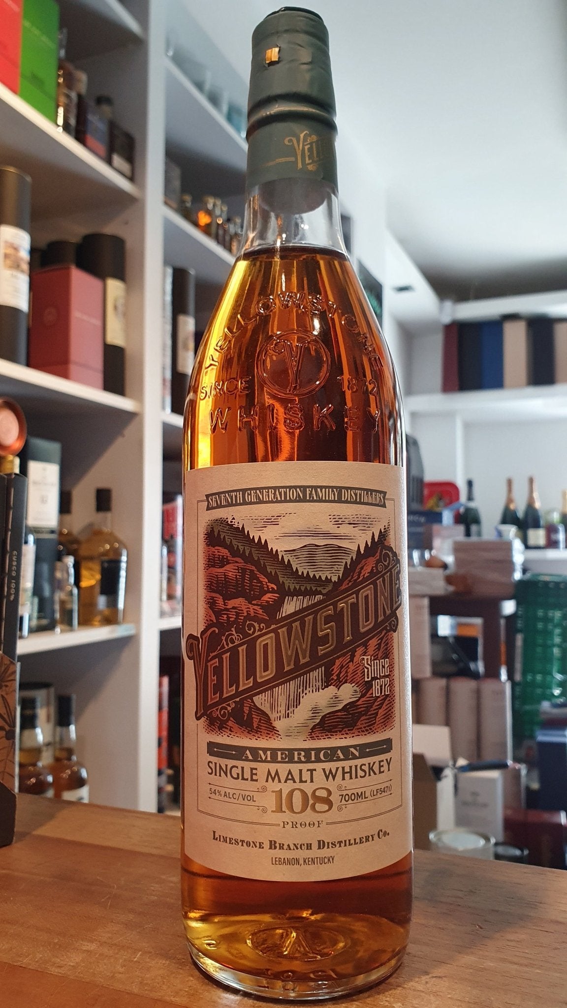 Yellowstone 108 American Single Malt Whiskey 0,7l 54% vol. limitiert whisky - inn-out-shop