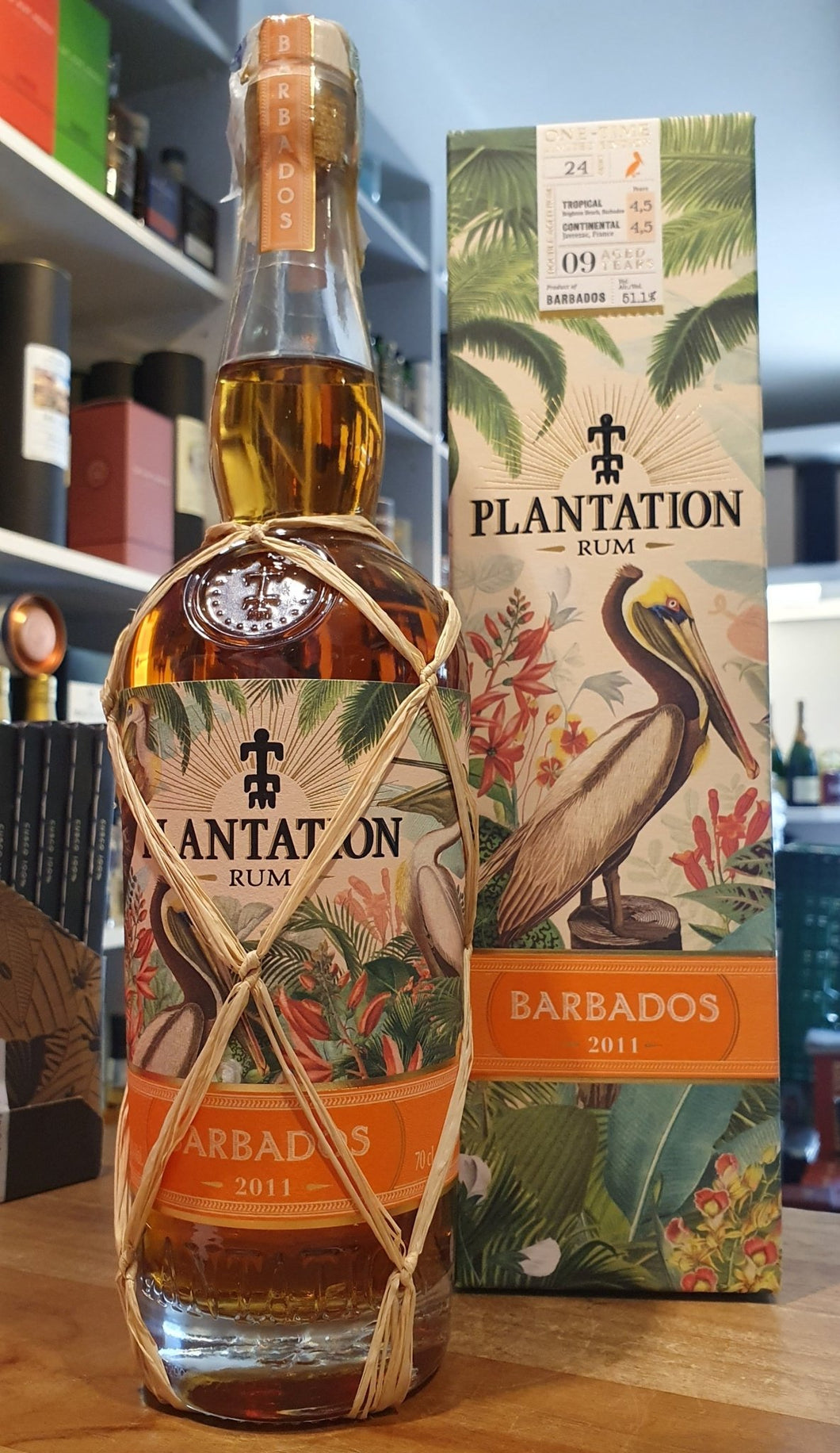 Plantation one time Barbados 2011 2020 0,7l 51,1% vol. limited Edition Rum Sonderedition limitiert   limitiert auf 24 Fässer mit x Flaschen Ester 120 VC: 306 Dosage 0