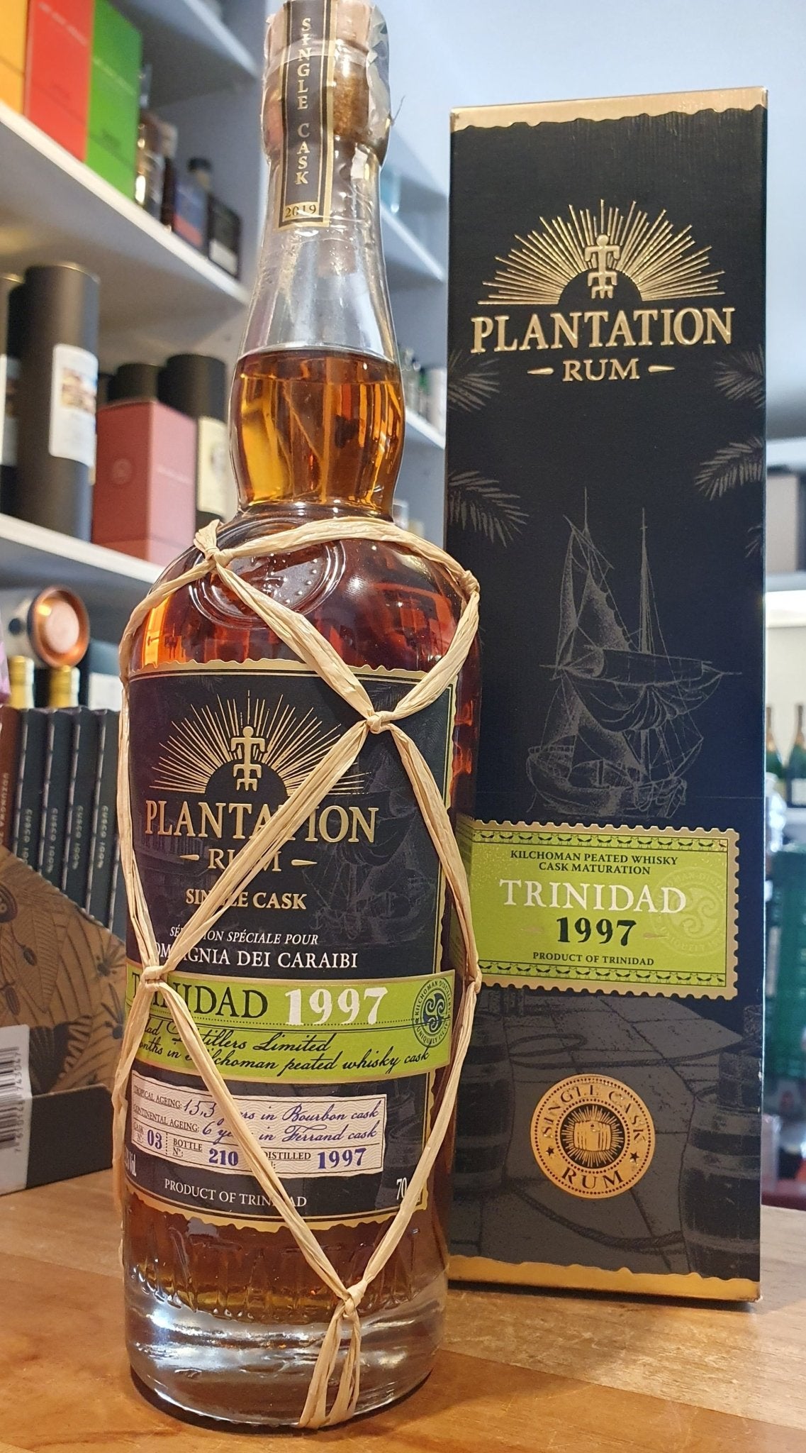 Plantation Trinidad 1997 2019 Rum Single Cask 45,2% 0,7 l Fassabfüllung Sonderedition stark limitiert
