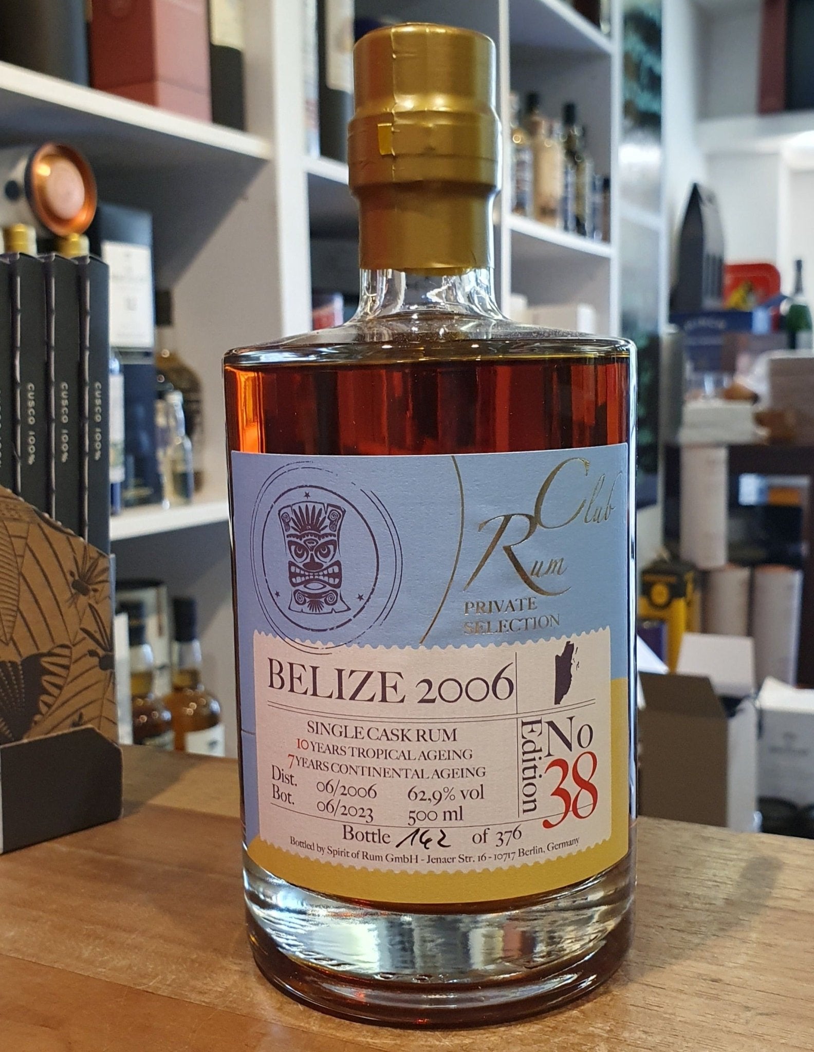 Rumclub Ed.38 Belize 2006 62,9% vol. 0,5l Single Cask Rum Club - inn-out-shop