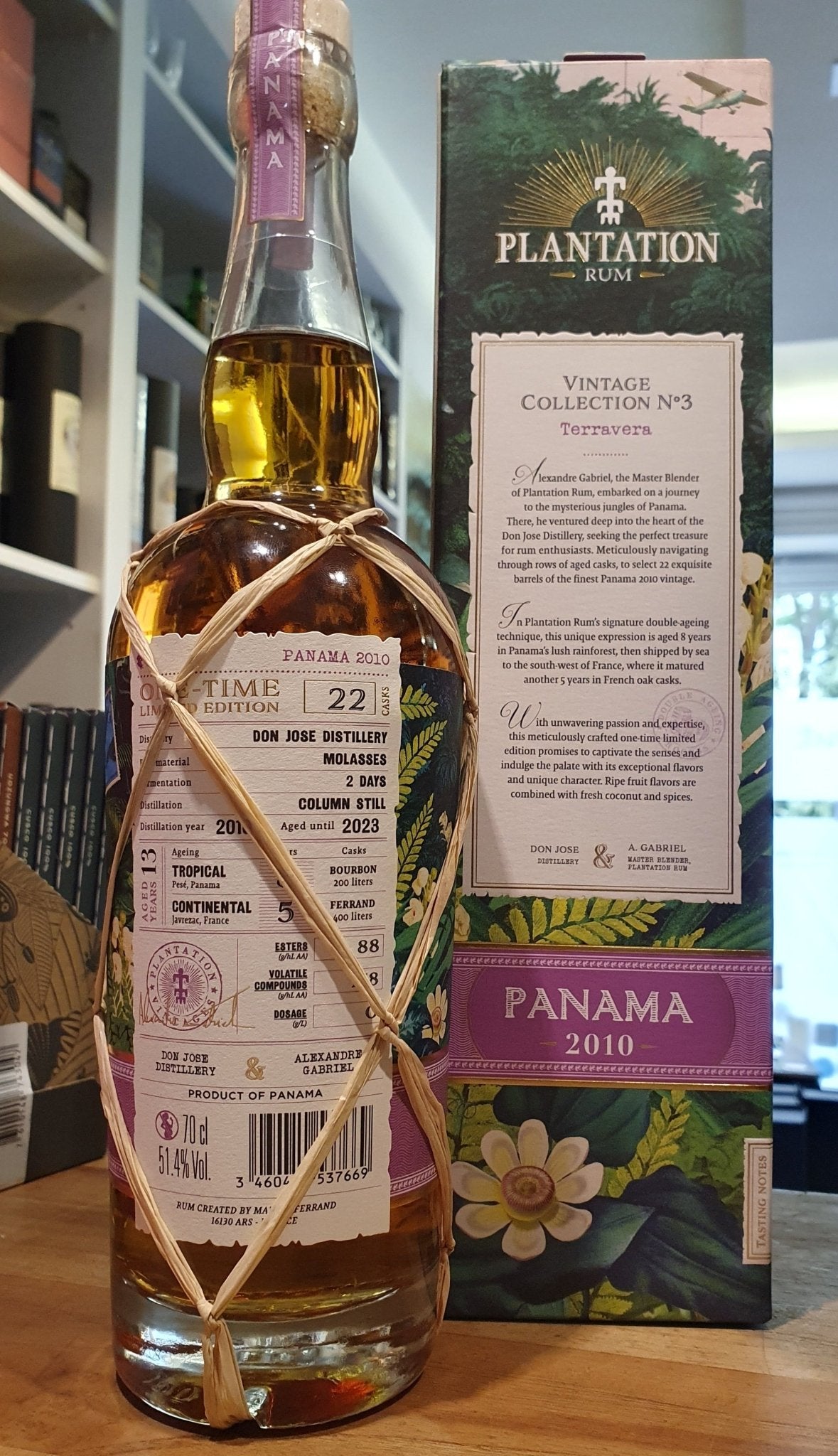 Plantation One Time Panama 2010 Terravera 2023 0,7l 51,4% vol. Rhum édition limitée, édition spéciale limitée - inn-out-shop