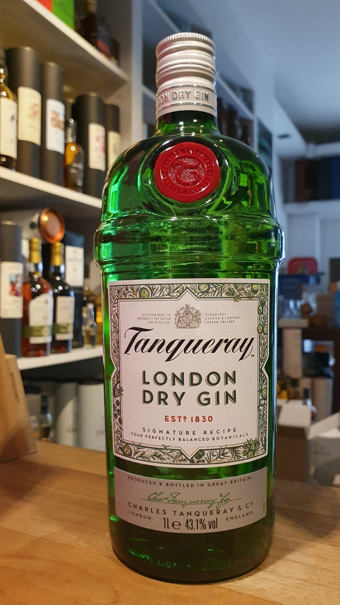 Tanquaray Gin 1 Liter 43,1% vol. grüne Flasche - inn-out-shop