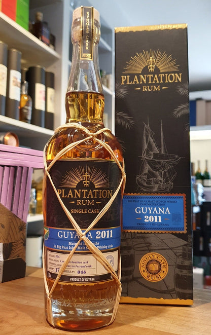 Plantation Guyana 2011 2023 Big Peat Whisky Finish XO 0,7l 48,8 % vol. single cask Rum Demerara Distillers Limited Pot