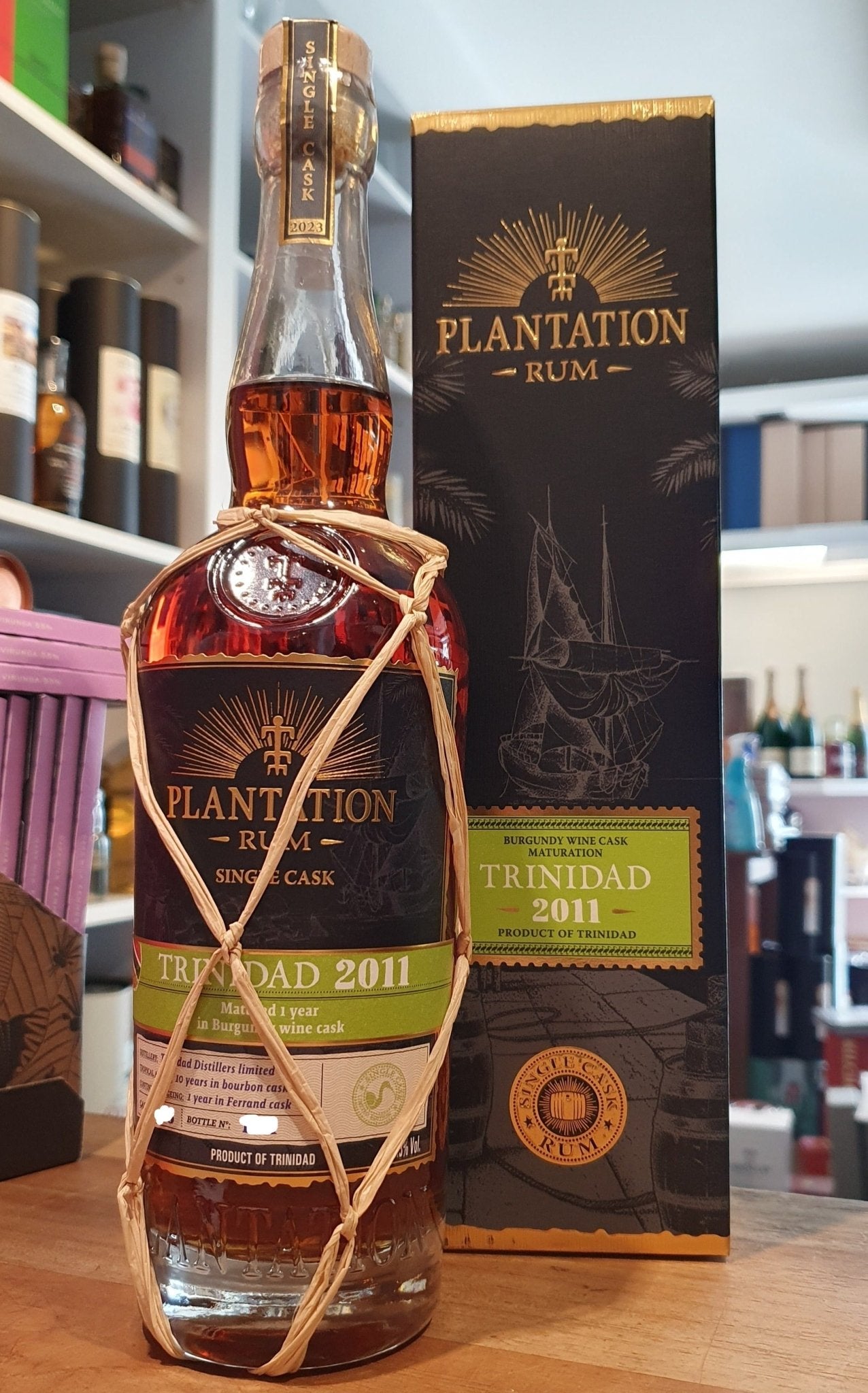 Plantation Trinidad 2011 2023 Burgunder Finish XO 0,7l 49,1 % vol. single cask Rum ex