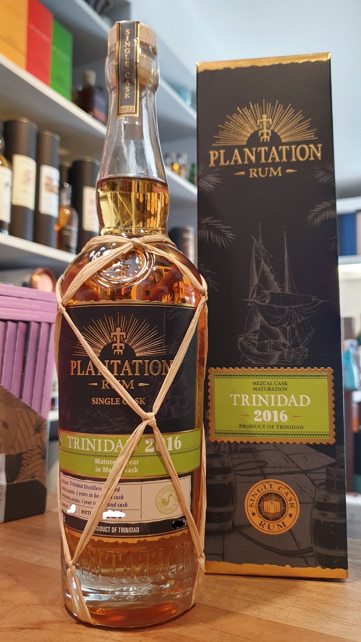 Plantation Trinidad 2016 2023 mezcal koch XO 0,7l 51,0 % vol. single cask Rum rp ws