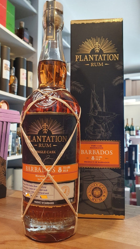 Plantation Barbados 8y 2023 Port Finish XO 0,7l 46,8 % vol. single cask Rum West Indies Rum Distillery