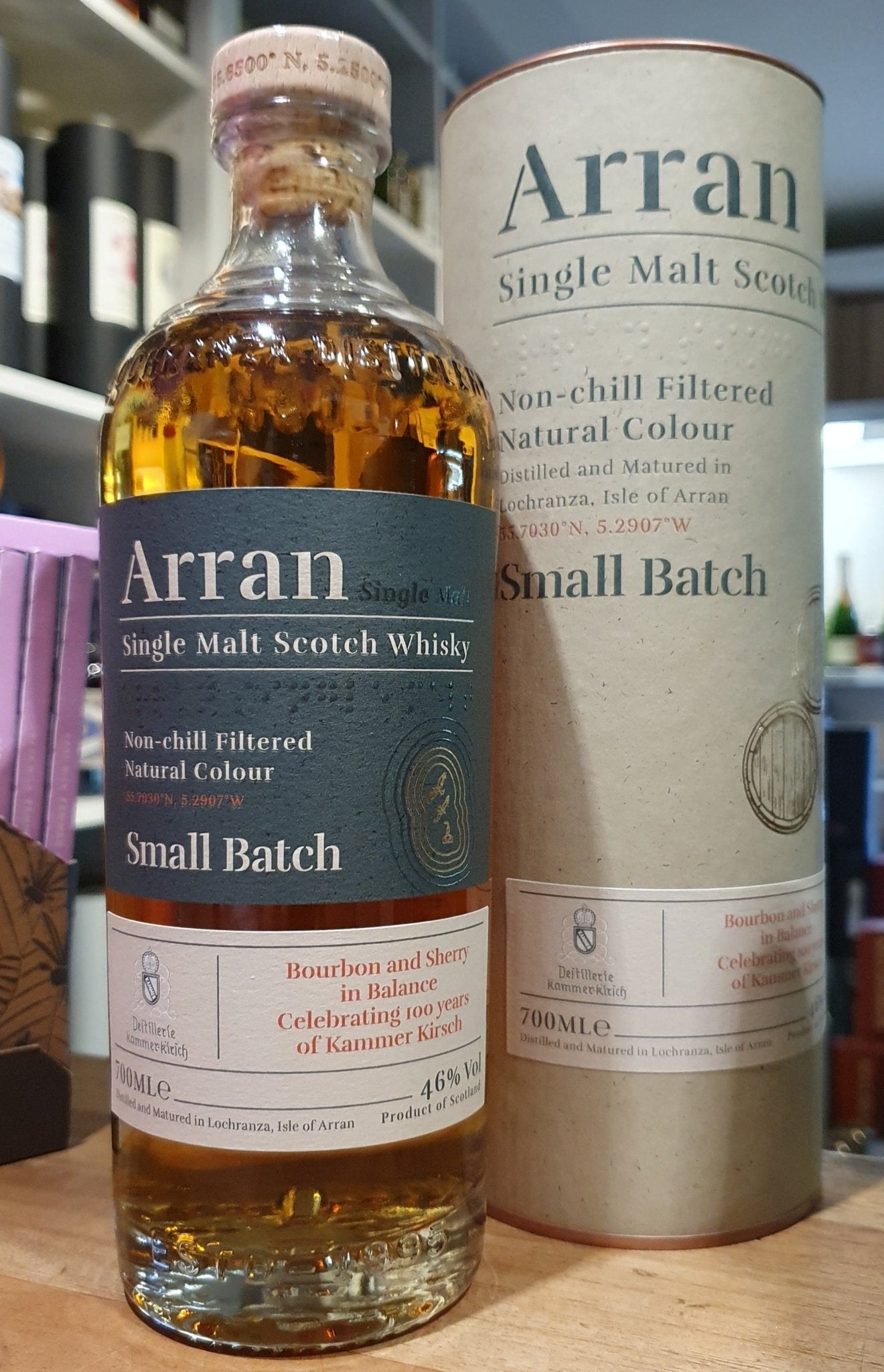 Arran small batch 100th Germany exclusive Kammer Kirsch 0,7l 46% vol. single malt Whisky