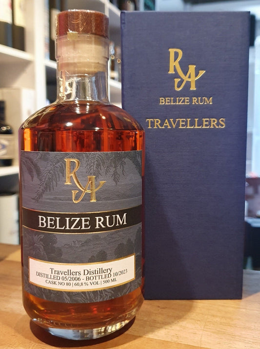 RA Belize 2006 2023 W Travellers dist. 0,5l 60,8% vol. #80 single cask Rum Artesanal - inn-out-shop