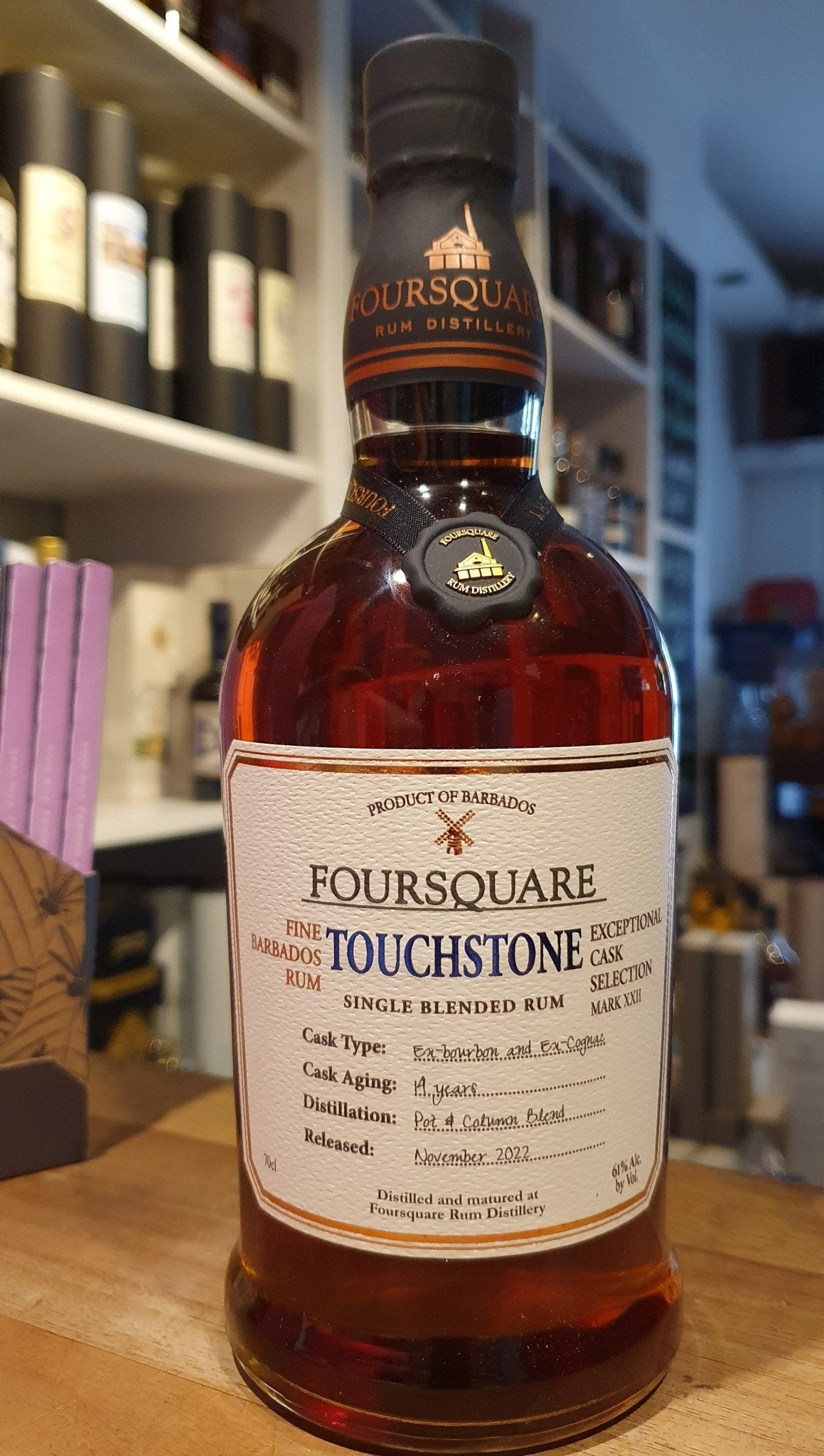Foursquare Touchstone 14y ECS Mark XXII 22 Barbados 61% vol. 0,7l Rum - inn-out-shop