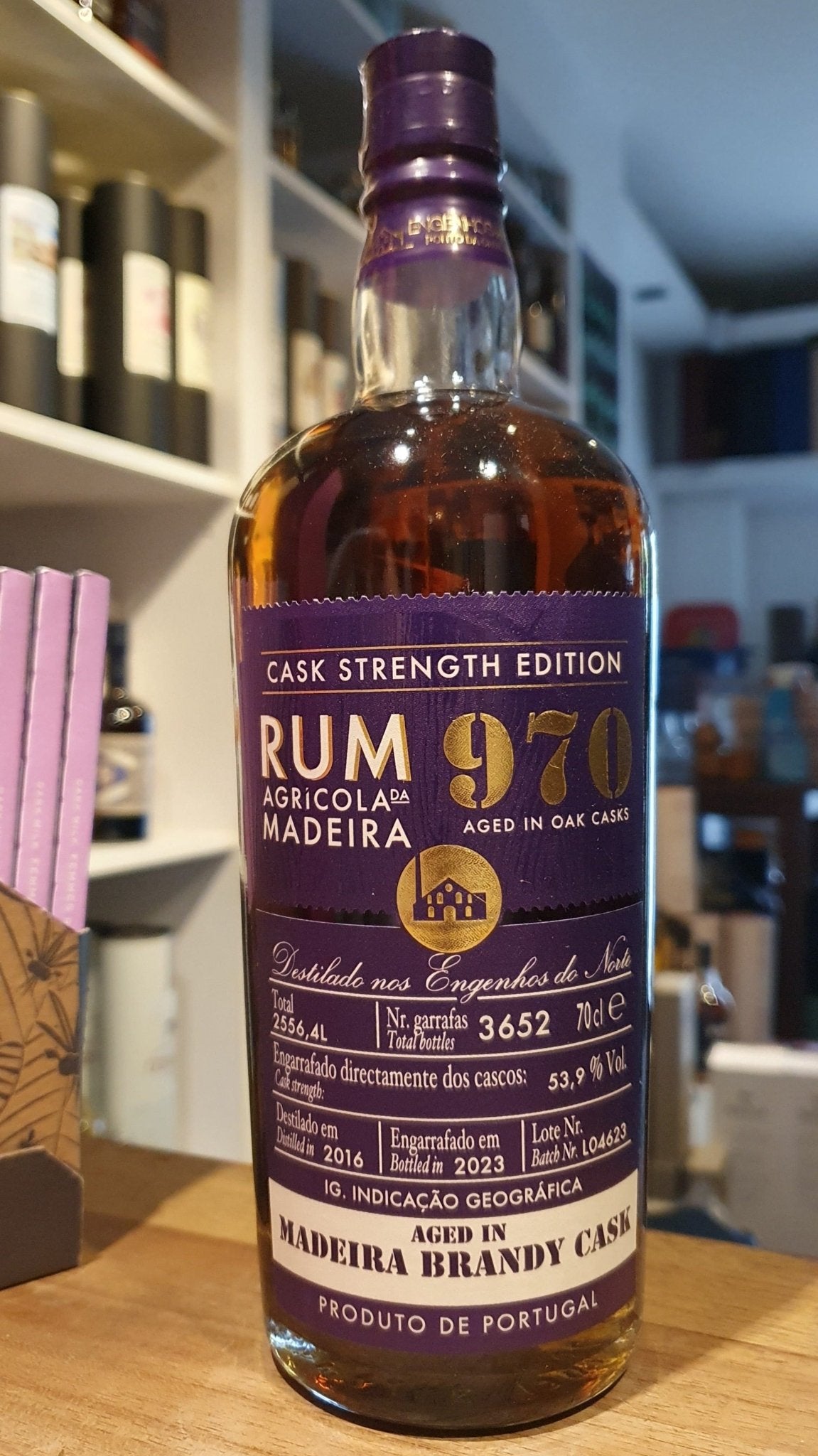 Engenhos 970 Rum Madeira Brandy Cask 2016 2023 limitiert 0,7l 53,9% vol. Single Cask Edition - inn-out-shop