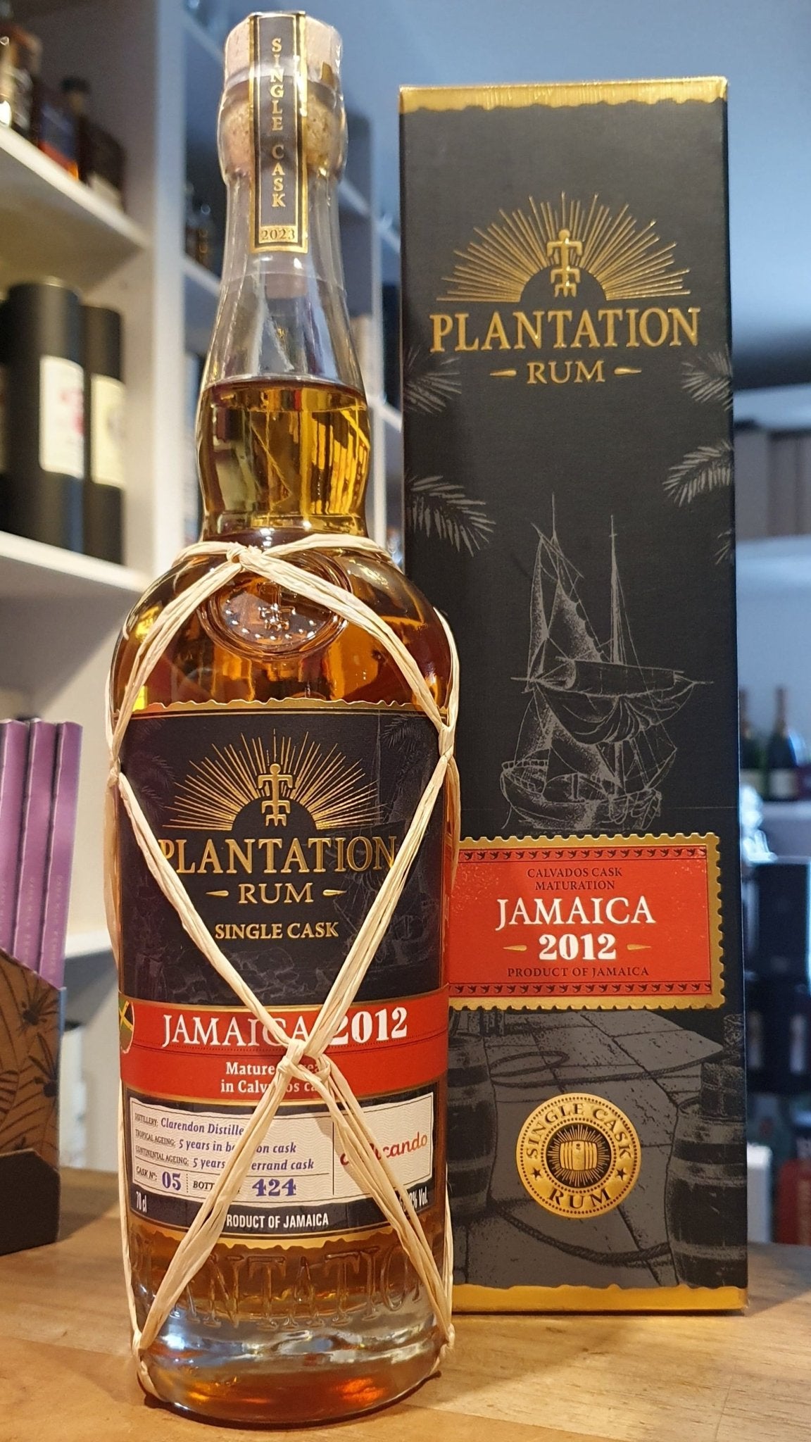 Plantation Jamaica 2012 2023 Clarendon Calvados cask 0,7l 50,8 % vol. #5 single cask Rum delicando Planteray