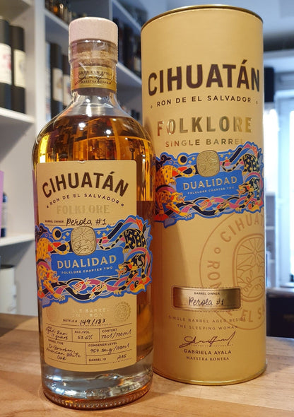 Cihuatan Folklore Dualidad 2023 17y #1 Single cask 0,7l 53,6 % vol. Rum el salvador excl. Perola 1 #A35