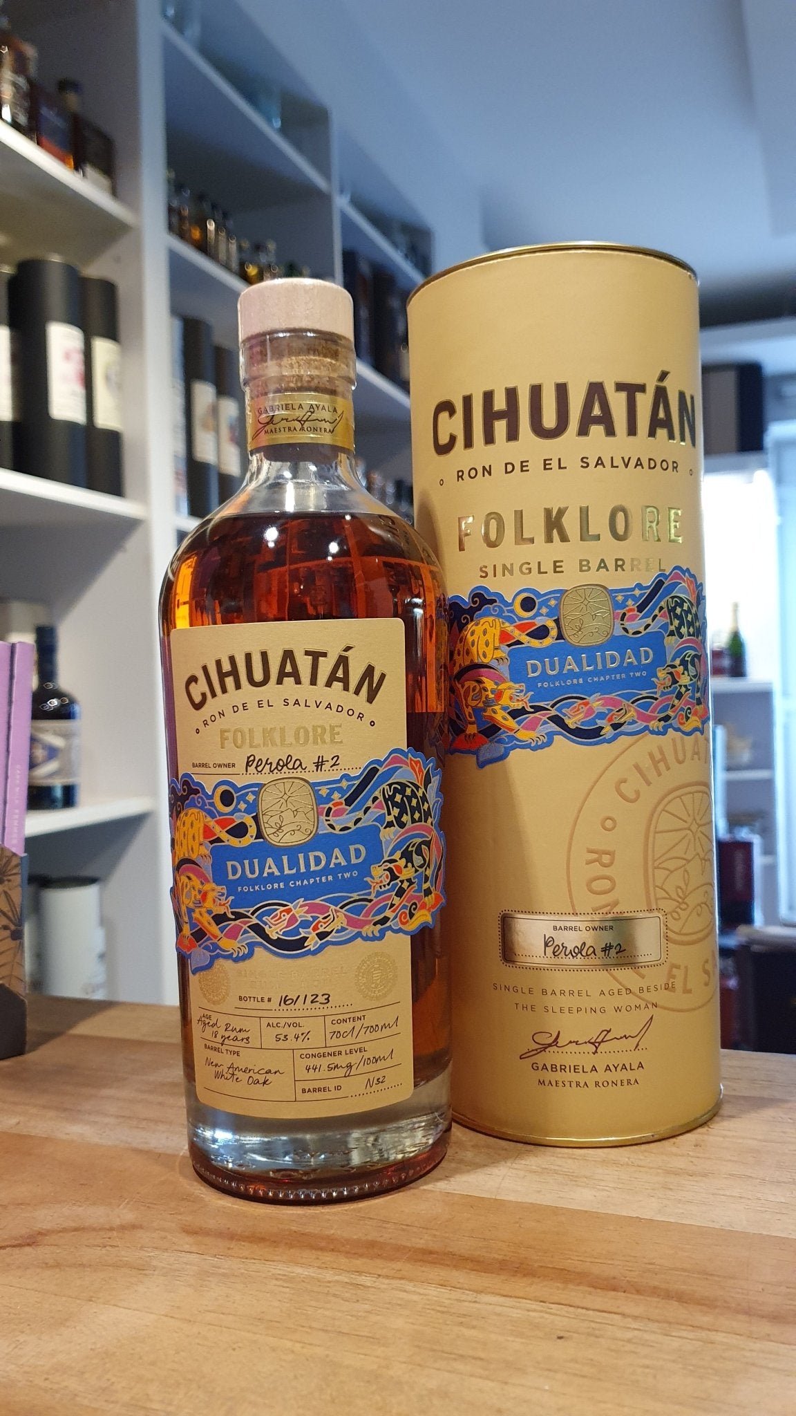 Ron Cihuatan Folklore Dualidad Chapter two 2 #1 2023 17y Single cask 0,7l 53,63? % vol. Rum el salvador
