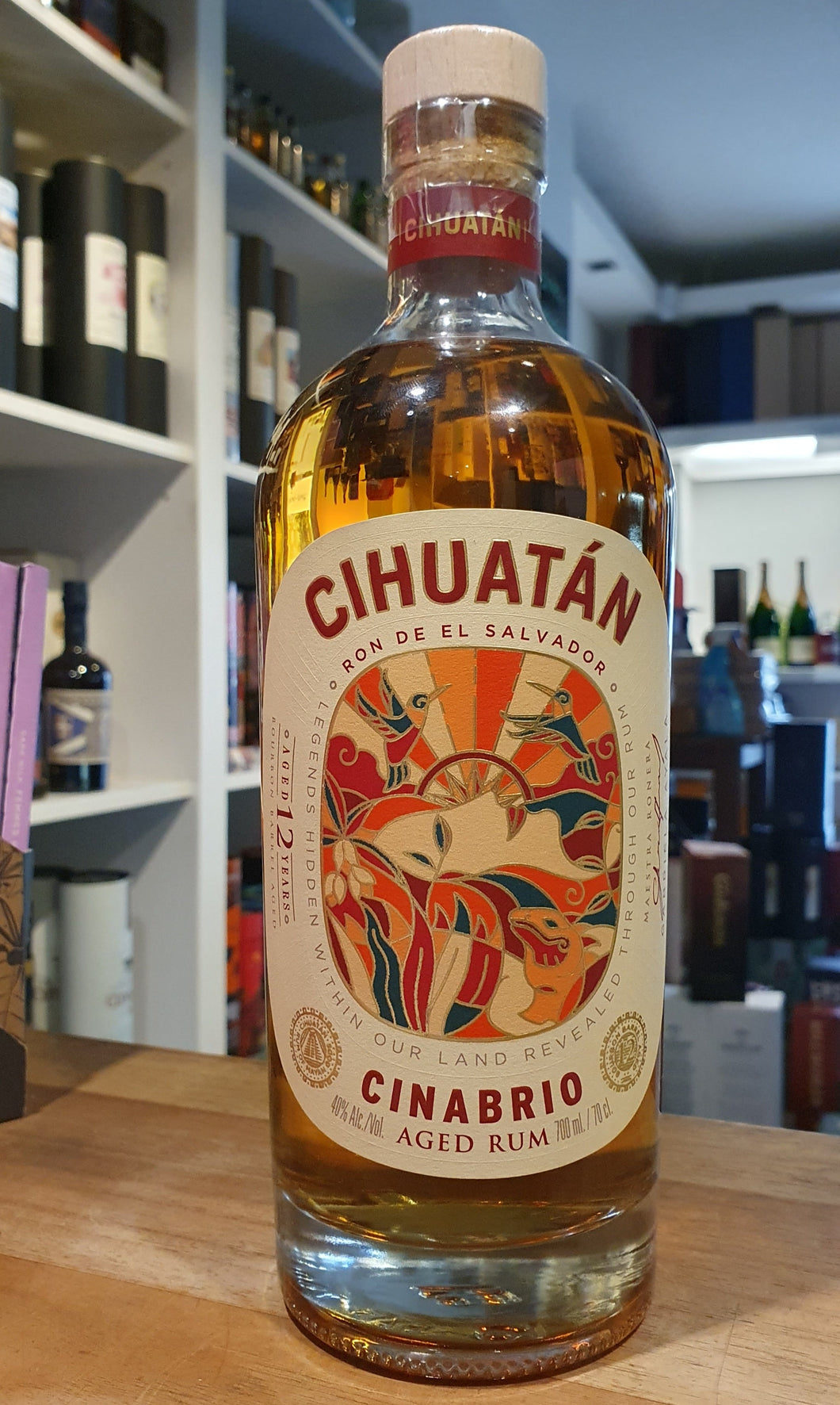 Cihuatan Cinabrio 12y Rum el salvador 0,7l 40% vol. OHNE DOSE