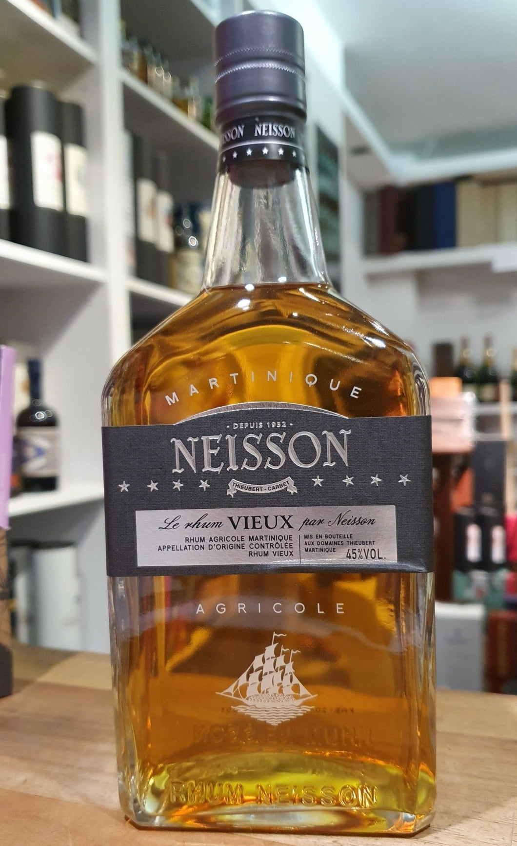 Neisson Le Rhum Vieux 45% vol. 0,7l in GP Rum Agricole Rhum Martinique AOC braun