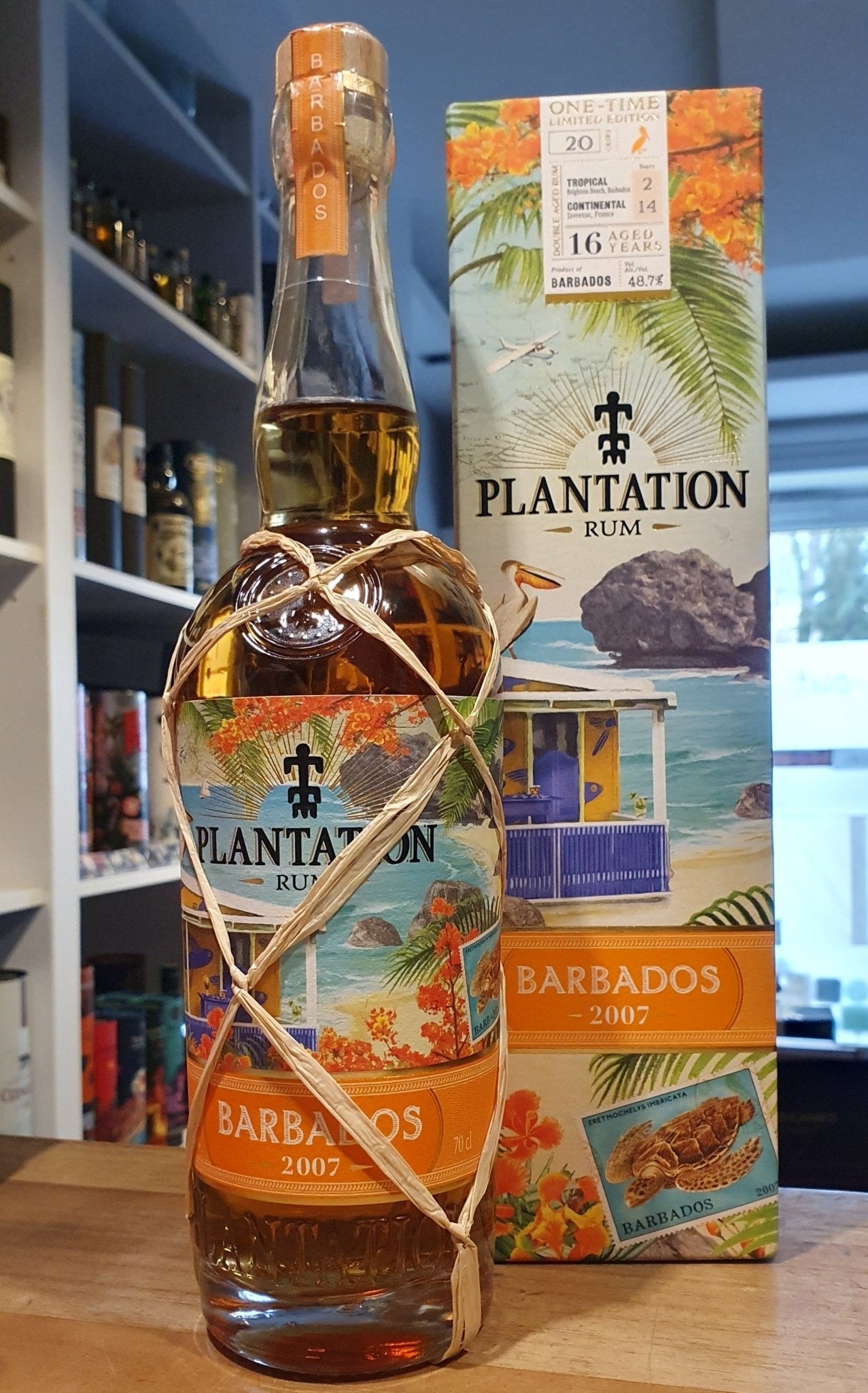 Plantation one time Barbados 2007 2023 Terraverra Nr.3 0,7l 48,7% vol. limited Edition Rum Sonderedition limitiert