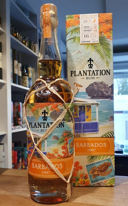 Plantation one time Barbados 2007 2023 Terraverra Nr.3 0,7l 48,7% vol. limited Edition Rum Sonderedition limitiert