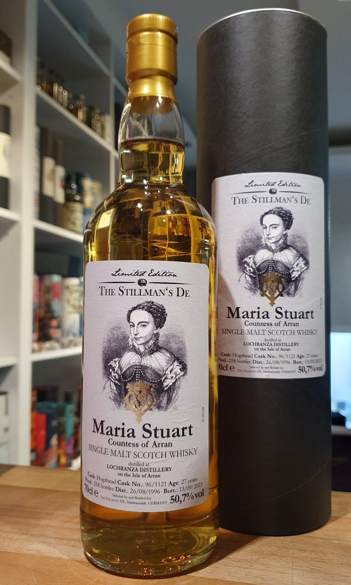 Arran 1996 2023 Maria Stuart 27y The Stillman 0,7l 50,7% vol. Whisky single cask - inn-out-shop