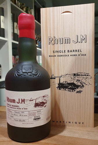 Rhum J.M 1999 2021 Single Barrel 43,6%vol. 0,5l single Cask #180007 Rum Agricole Martinique AOC mit Holz box Kiste   limitiert auf 369 Flaschen 