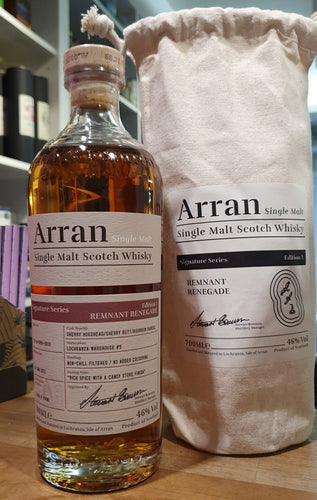 Arran Remnant Renegade Signature Ed. 1  0,7l 46 % vol. Single Malt Whisky 
