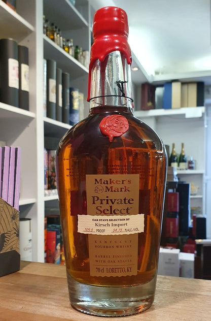 Makers Mark Single Barrel 2023 KI Private Select Oak Stave cask strength 0,7l 54,75% vol. Bourbon Whiskey KI - inn-out-shop