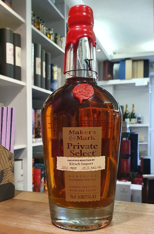 Makers Mark Single Barrel 2023 KI Private Select Oak Stave cask strength 0,7l 54,75% vol. Bourbon Whiskey KI - inn-out-shop