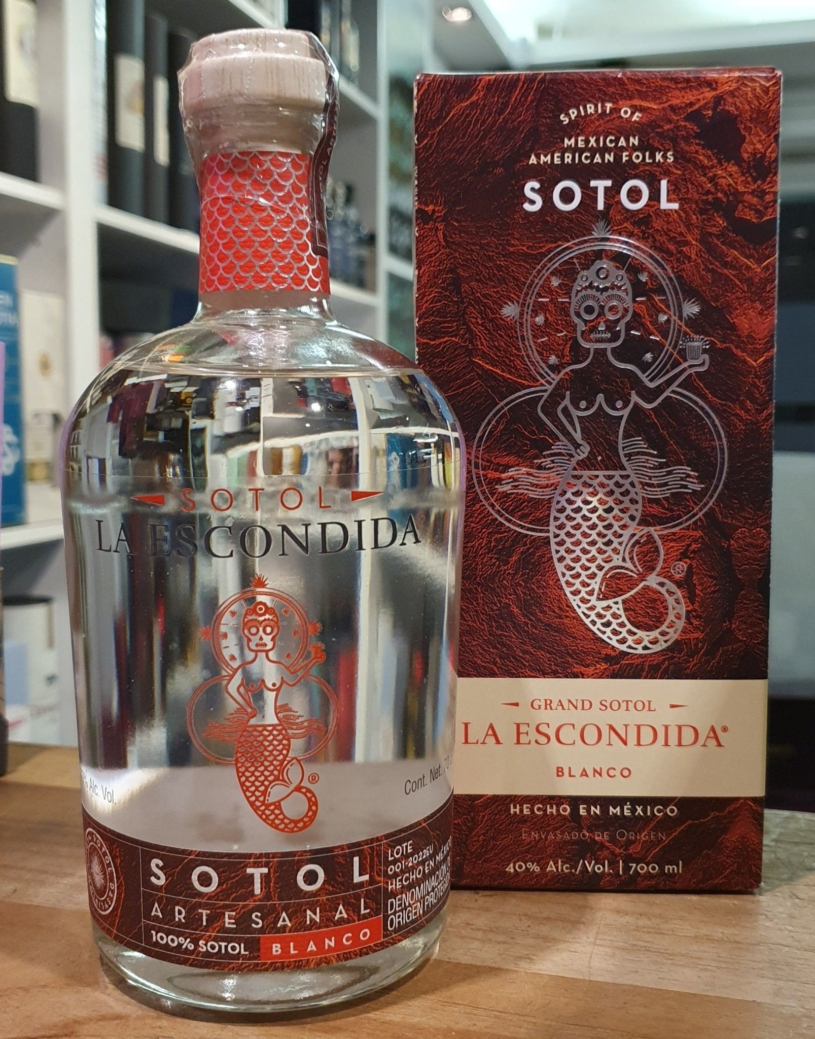 La Escondida Sotol blanco Artesanal Mezcal 0.7l Flasche 40% vol.
