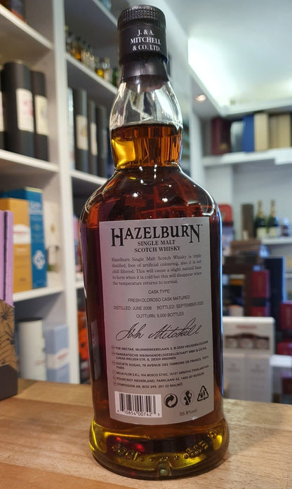 Hazelburn 15y 2023 0,7l 55,8 % vol. Whisky Campbeltown limited Edition  limitiert auf weltweit 9000 Flaschen 