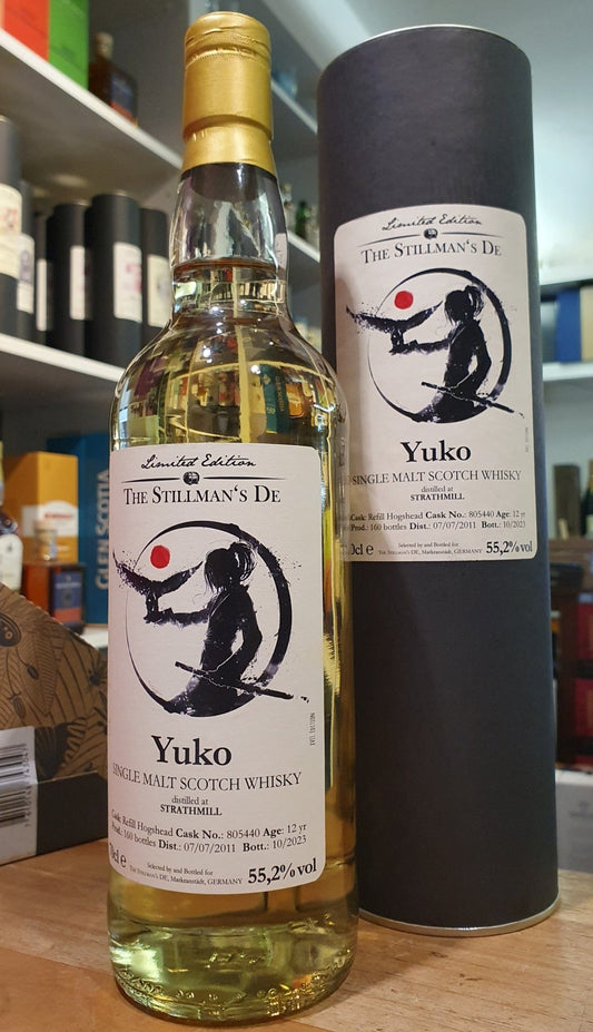 Strathmill 2011 2023 Yuko The Stillmans 0,7l 55,2% vol. Whisky Refill Hogshead  limitiert auf 160 Flaschen.