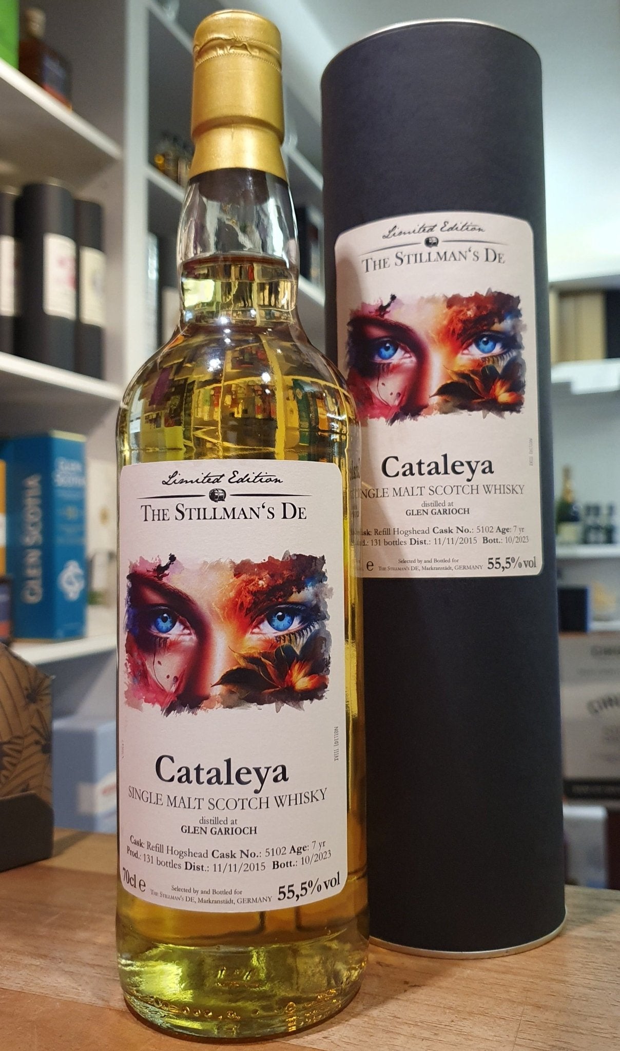 Glen Garioch 2015 2023 Cataleya  The Stillmans 0,7l 55,5% vol. Whisky Refill Hogshead  limitiert auf 131 Flaschen.