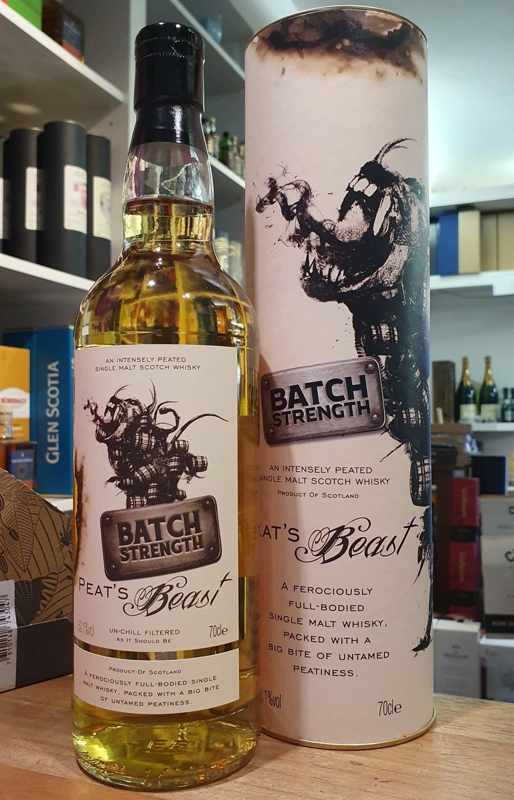 LETZTE 3 FLASCHEN  Peat's Beast Batch Strength Whisky  0,7l 52.1% vol.
