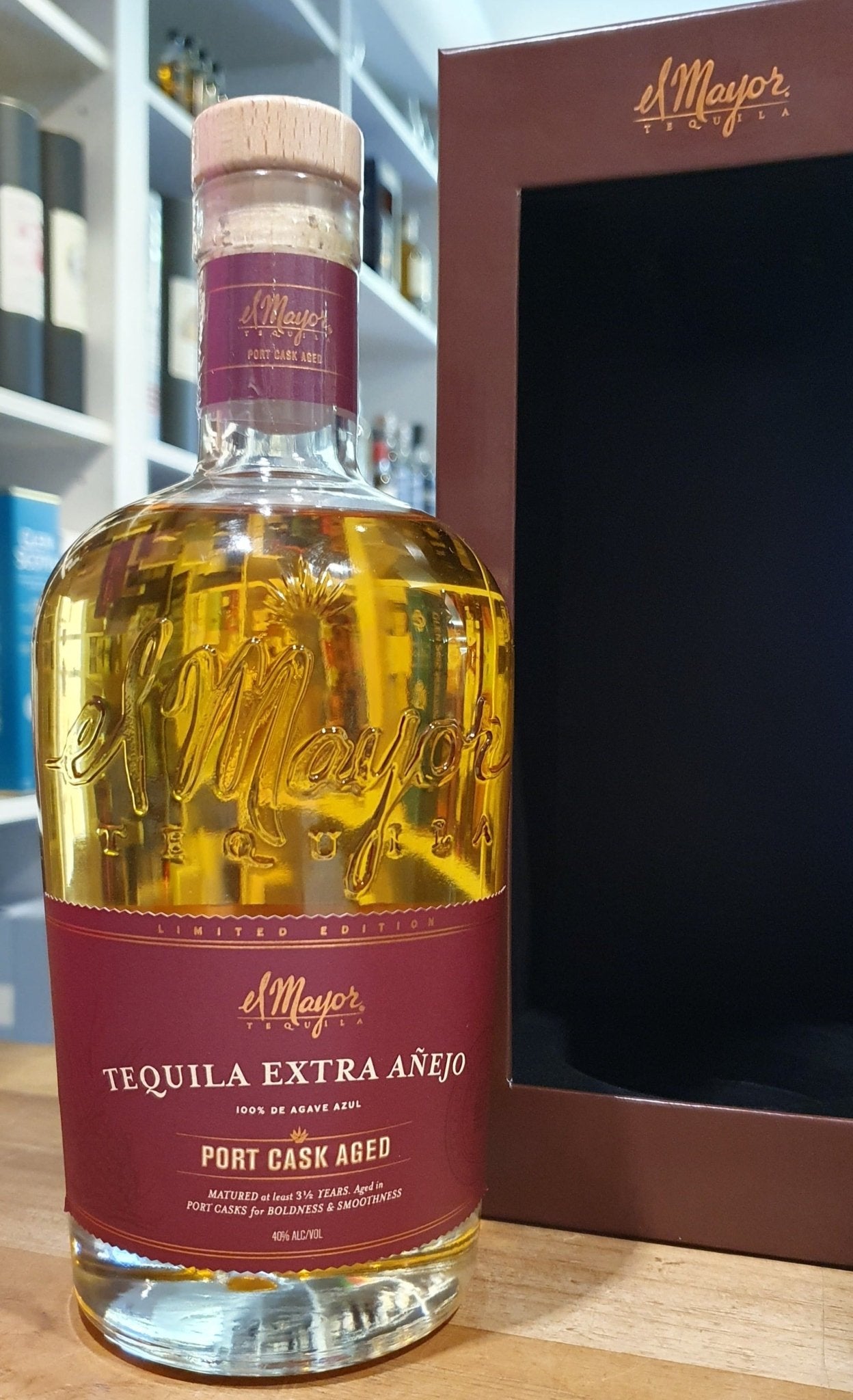 El Mayor Port cask Edition Extra Añejo Tequila 100% Agave Edition 0,7l 40% vol.