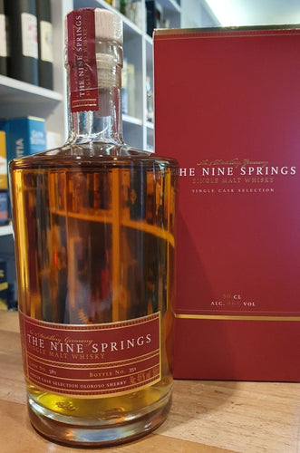 Nine Spring Whisky single cask Oloroso Sherry 5y Whisky 0,5l 46% vol. Eichsfeld limitiert Deutschland in Limitierter Auflage.