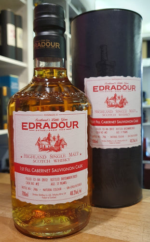 Edradour 2012 2023 11y Cabernet Sauvignon Cask #2 0,7l Fl 48,2%vol. St. Michael Eppan Highland single malt scotch whisky