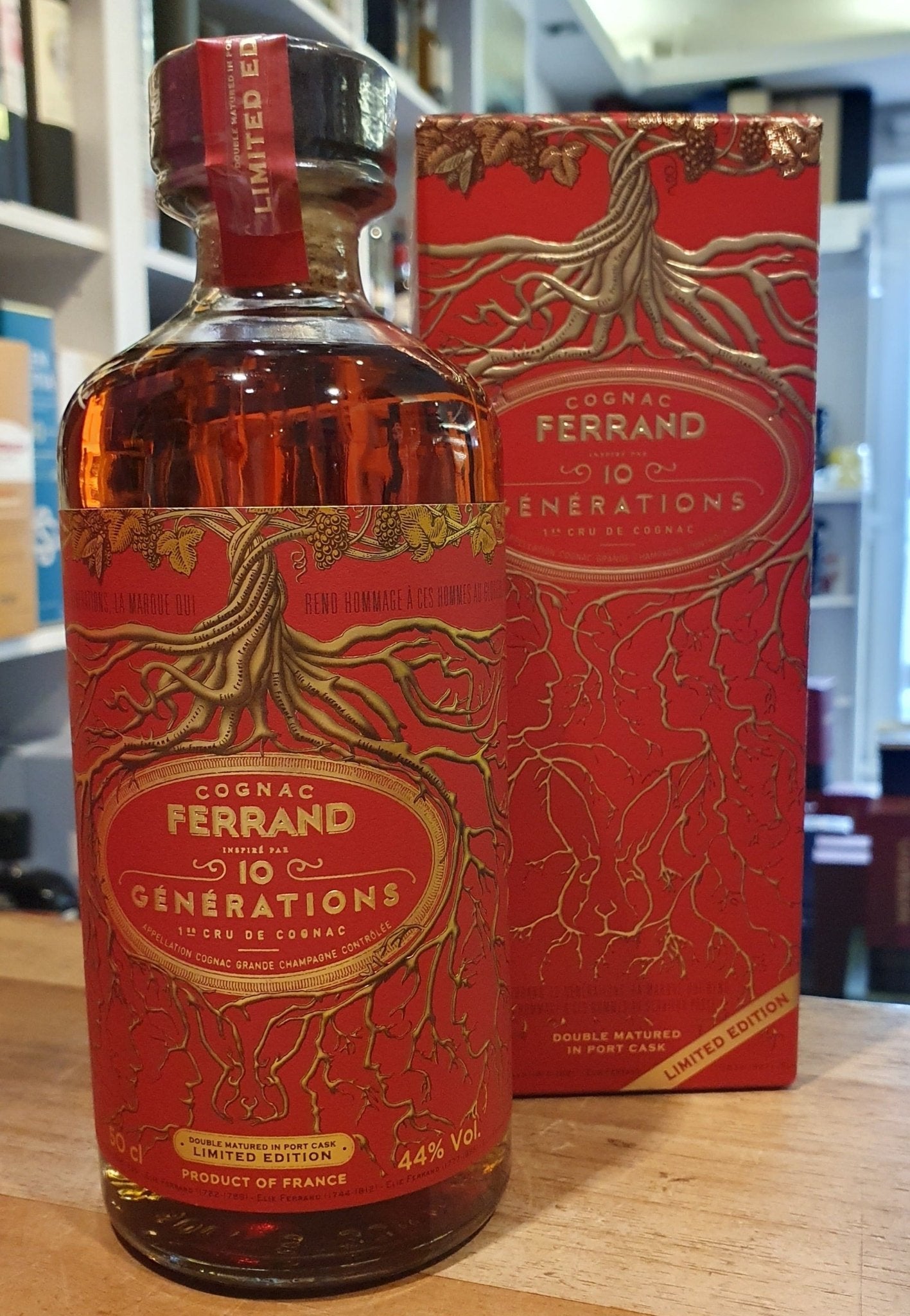 Ferrand 10 generací PORT Cask koňak 0,5l 44% vol. Francie