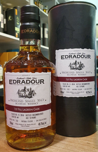 Edradour 2010 2023 13y Lagrein Cask #1 0,7l Fl 48,2%vol. St. Michael Eppan Highland single malt scotch whisky 