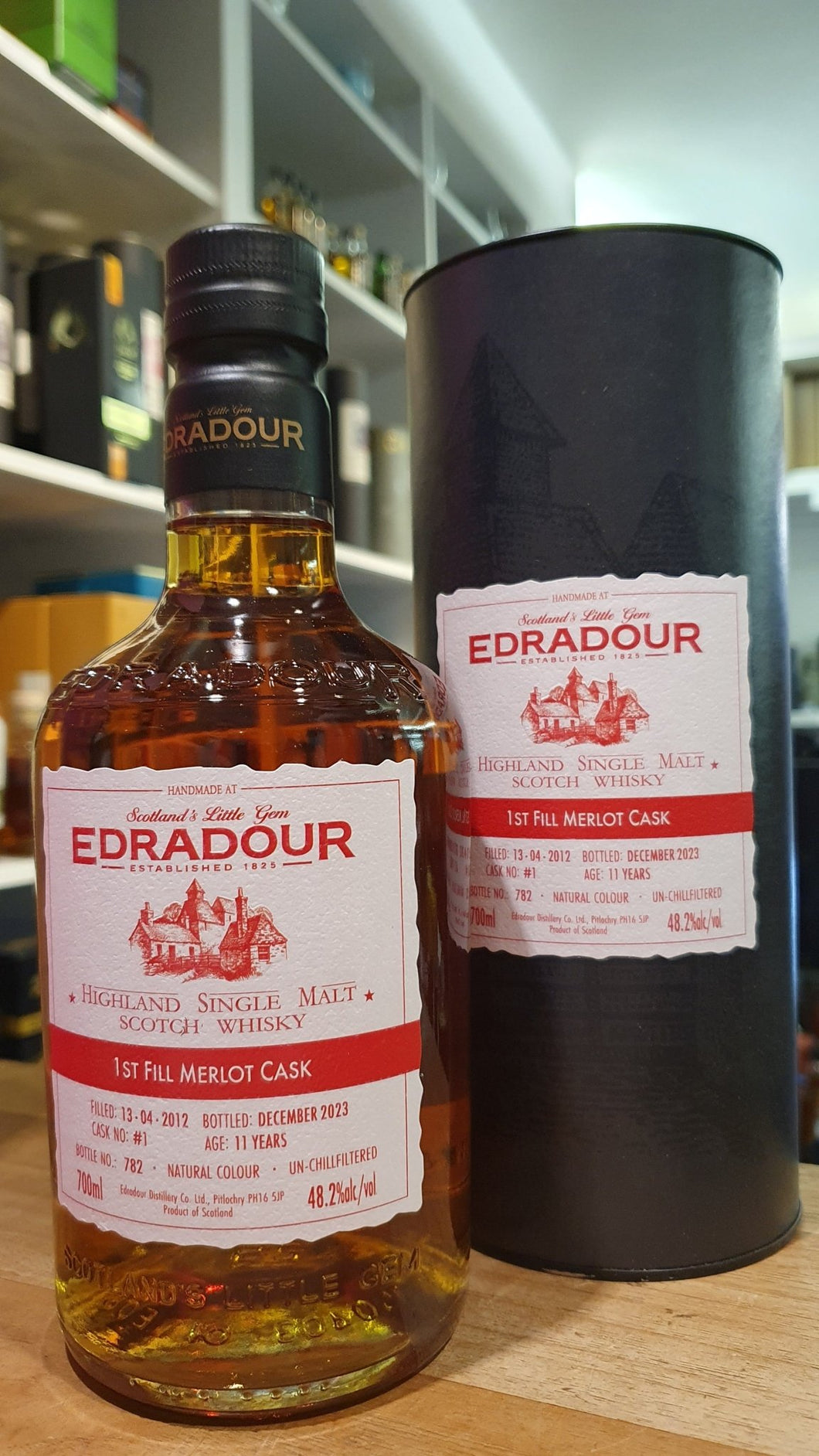 Edradour 2012 2023 13y Merlot Cask #1 0,7l Fl 48,2%vol. St. Michael Eppan Highland single malt scotch whisky