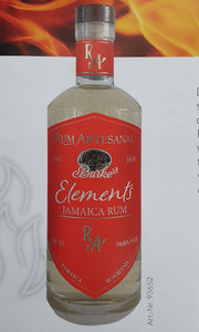 RA Artesanal Burkes Elements Feuer limited 0,7l 59,6% vol. Rum Blend aus Jamaica Rums. Fruchtig, feine Esternoten, wärmend, rauchig, torfig. Licht und Wärme des Feuers.