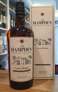 the Hampden Great House Distillery 2023 Jamaica 0,7l 57% vol. single cask old pur single jamaican Rum Nase Gaumen Abgang Jamaika, die Region Trelawny