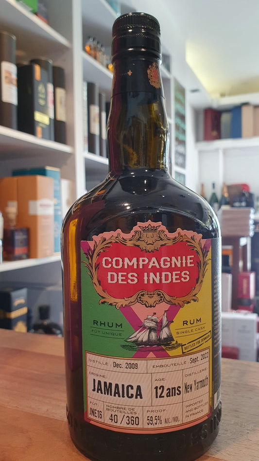 Compagnie des Indes Jamaica 12Y Jamaica 2009 New Yarmouth 0,7l 59,5%vol. cdi Rum JNY DK
