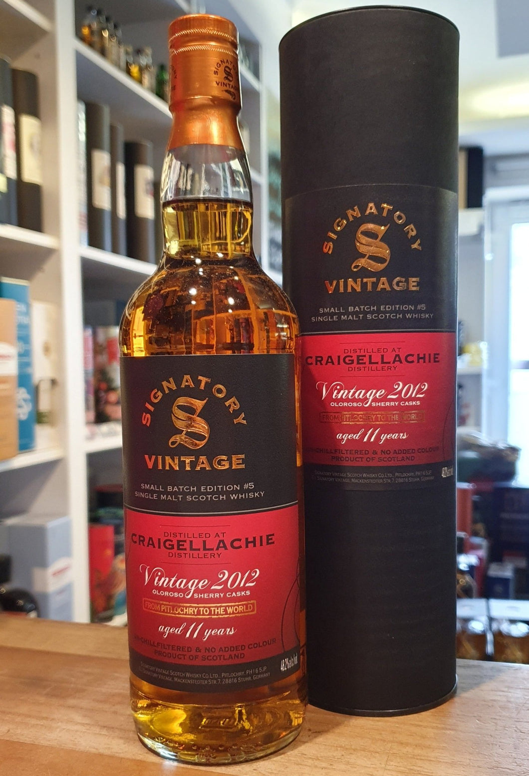 Craigellachie 2012 2023 Signatory small batch Edition #5 0,7l 48,2% vol. Whisky Speyside Oloroso Sherry Casks