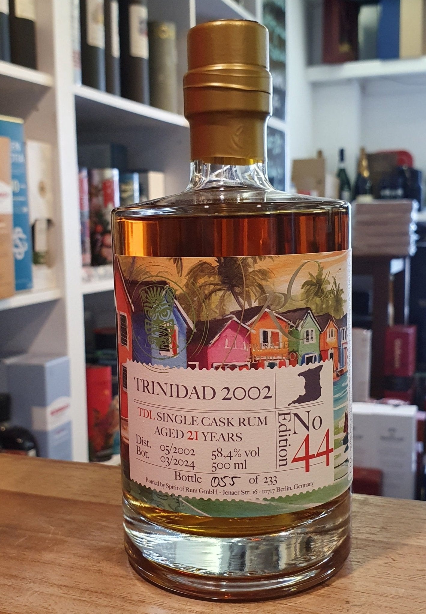 Rumclub Ed.44 Trinidad 2002 TDL 21y 58,4% vol. 0,5l Single cask Rum club