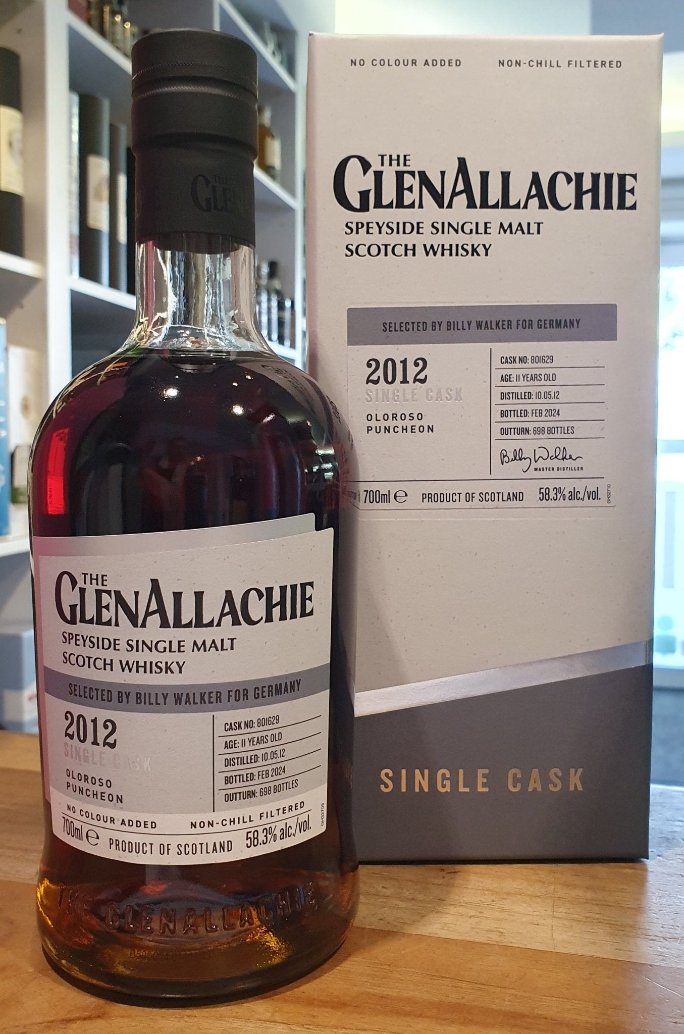 GlenAllachie 2012 2024 Oloroso Puncheon 58,3% vol. 0,7l #801629 Fassstärke Single Malt Scotch Whisky neu