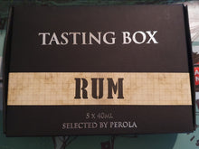 Load image into Gallery viewer, Rum Tasting Box Verkostung Geschenk Set Premium 5x 0,04l a 38-57% vol.
