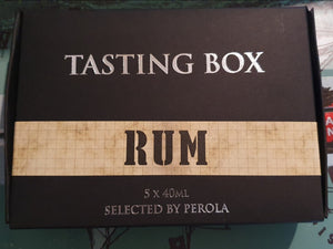 Rum Tasting Box Verkostung Geschenk Set Premium 5x 0,04l a 38-57% vol.