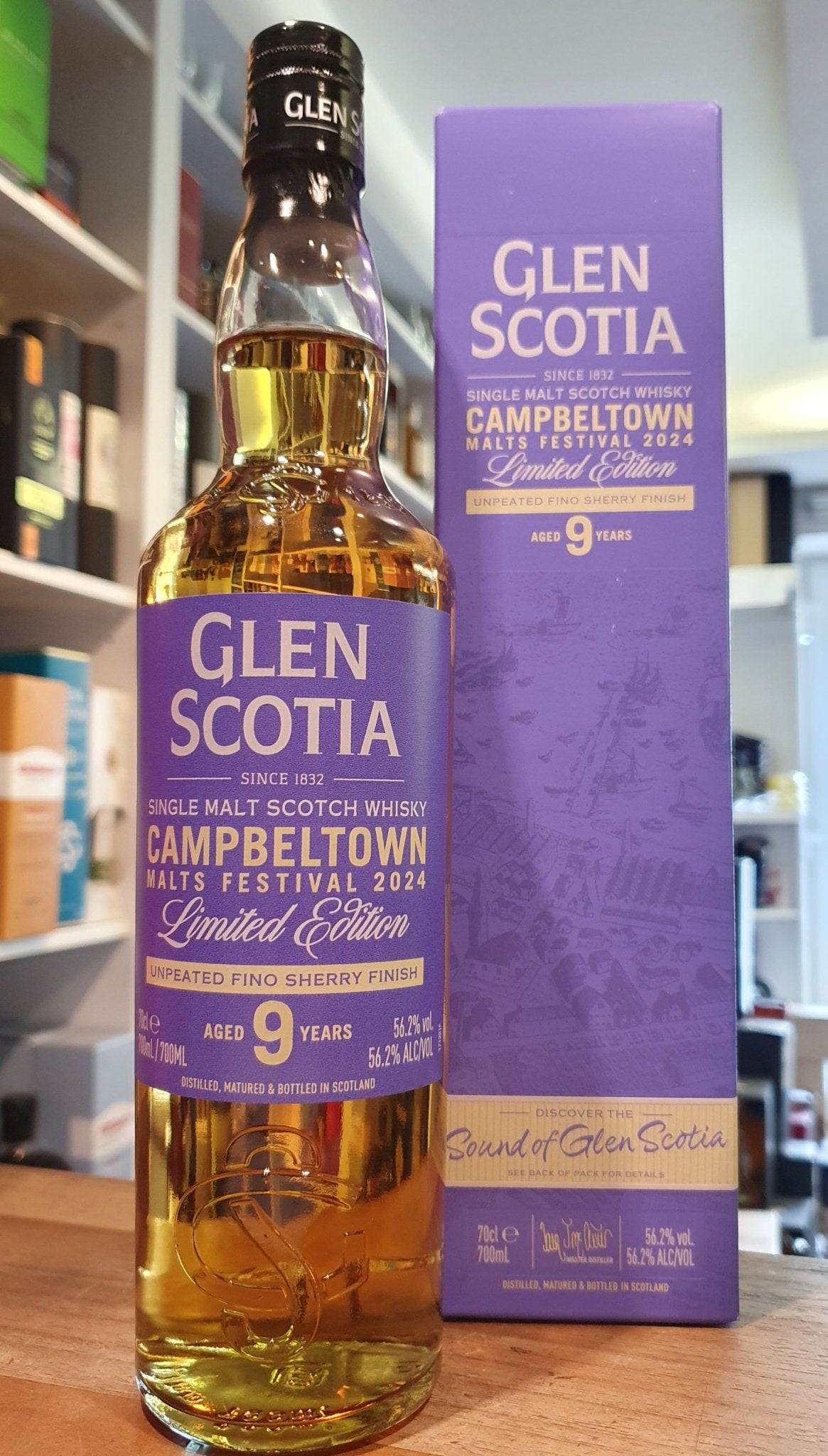 Glen Scotia 9y Festival 2024 Edition Fino Sherry cask 0,7l 56,2% vol. Whisky